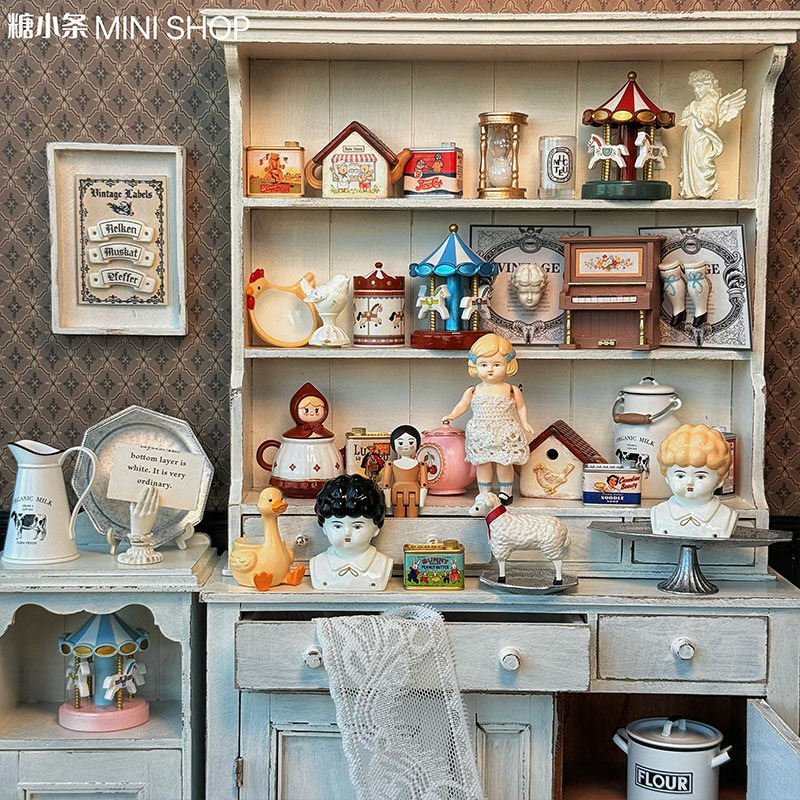 Miniature Vintage Doll Set, Ha - Vintage Toy Collector ulasan dan harga