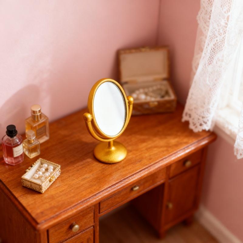 1Pcs Miniature Retro Mirror Dr - Vintage Toy Collector ulasan dan harga