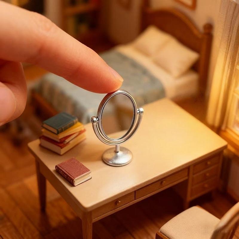 1Pcs Miniature Retro Mirror Dr - Vintage Toy Collector ulasan dan harga