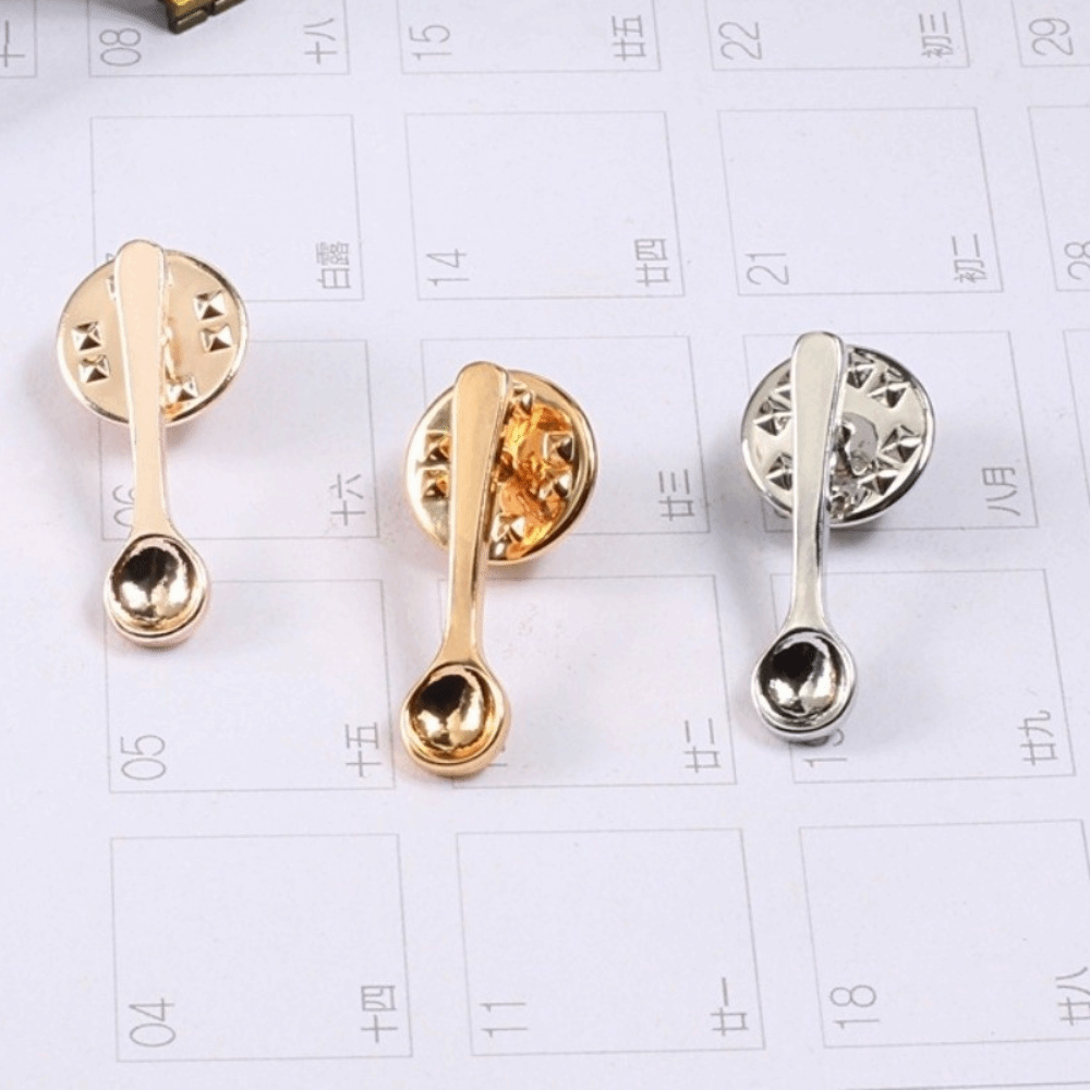 Cute Design Spoon Brooch Small - Vintage Collectible Spoons ulasan dan harga