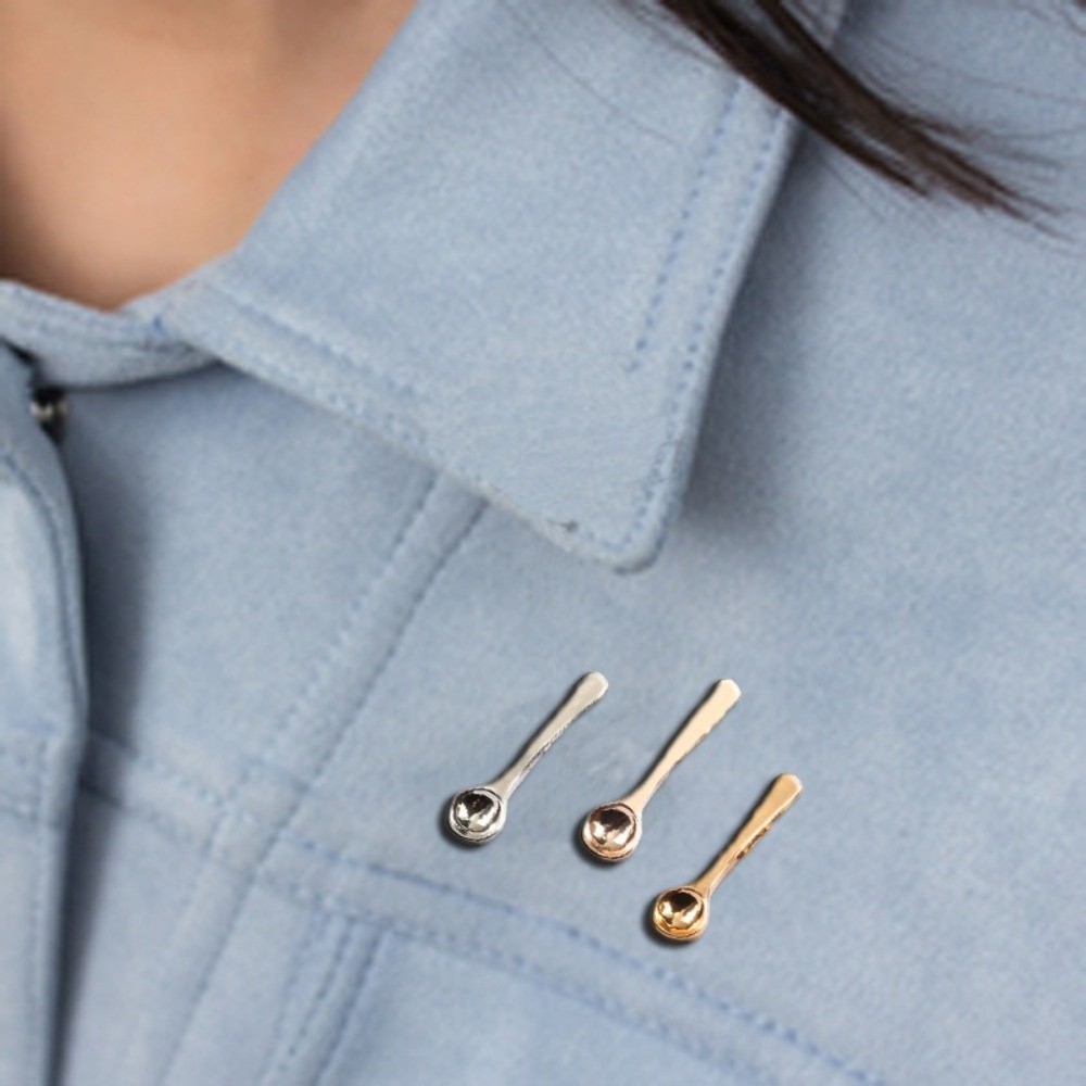 Cute Design Spoon Brooch Small - Vintage Collectible Spoons ulasan dan harga