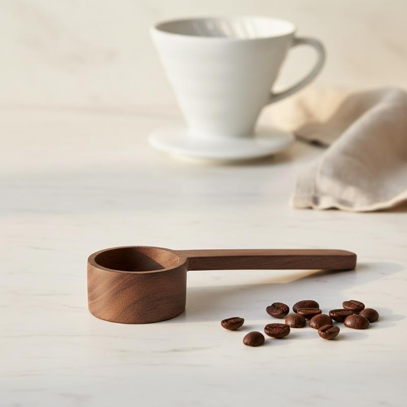 Wooden Coffee Measuring Spoon  - Vintage Collectible Spoons ulasan dan harga