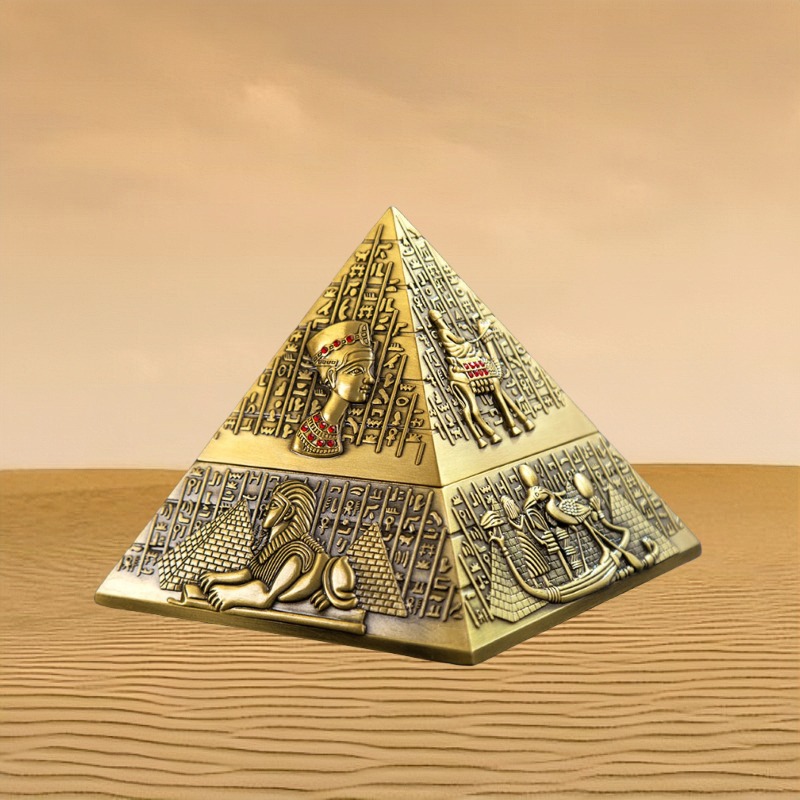 Egyptian Pharaoh Pyramid Ashtr - Vintage Collectible Ashtrays ulasan dan harga