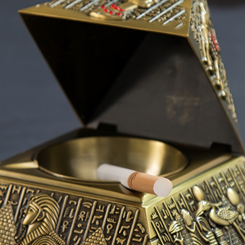 Egyptian Pharaoh Pyramid Ashtr - Vintage Collectible Ashtrays ulasan dan harga