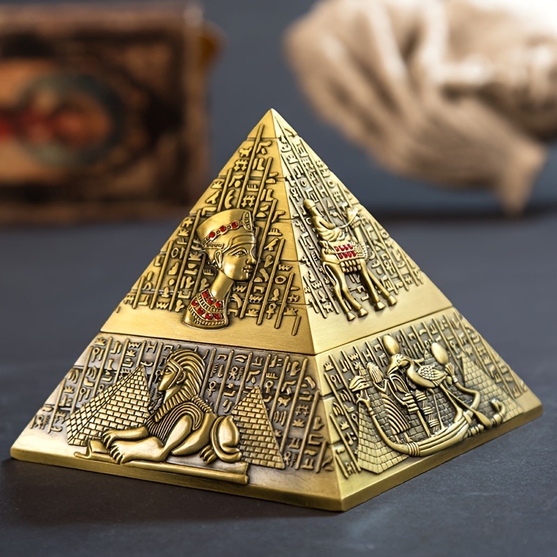 Egyptian Pharaoh Pyramid Ashtr - Vintage Collectible Ashtrays ulasan dan harga
