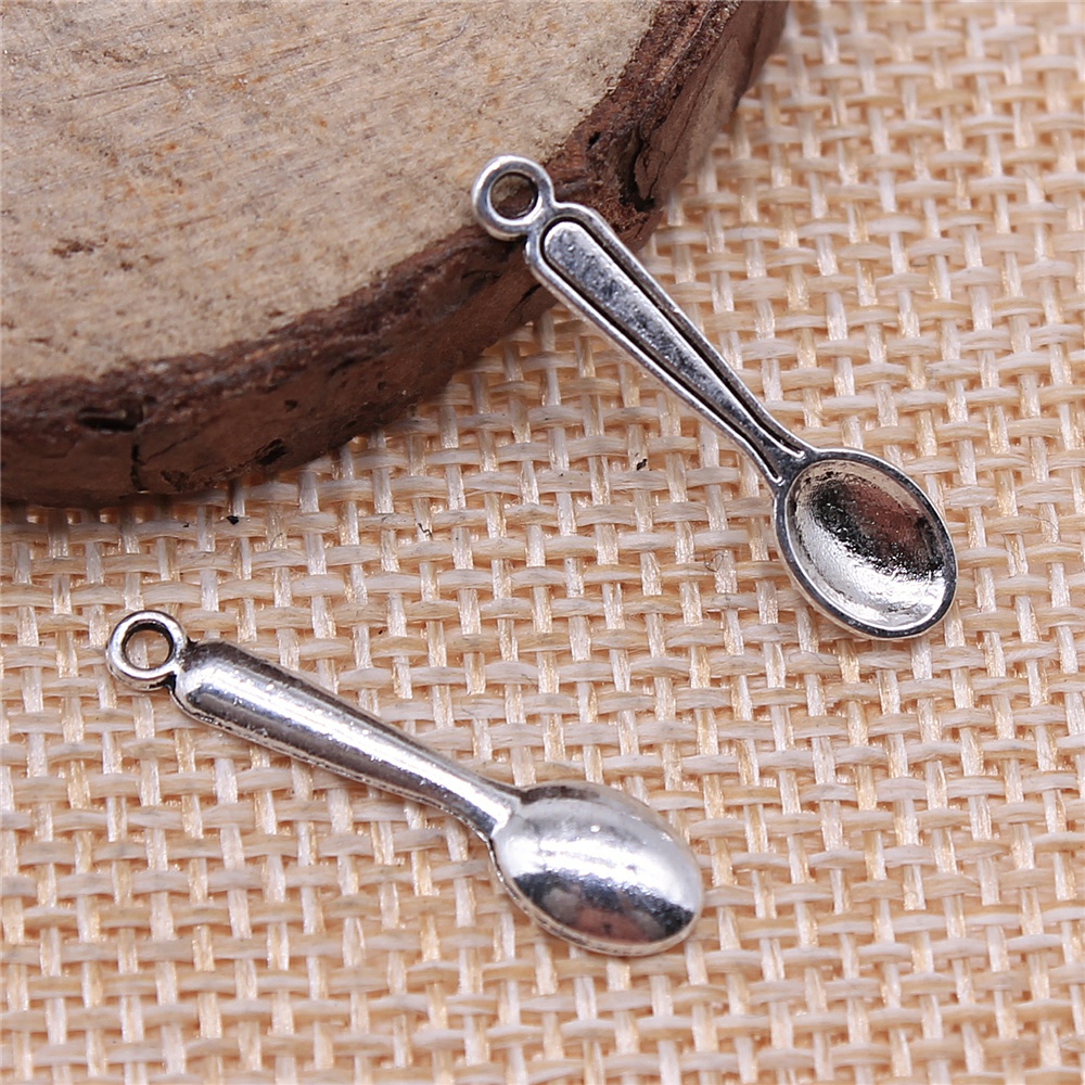 WYSIWYG 40pcs 24x6mm Charms Ki - Vintage Collectible Spoons ulasan dan harga