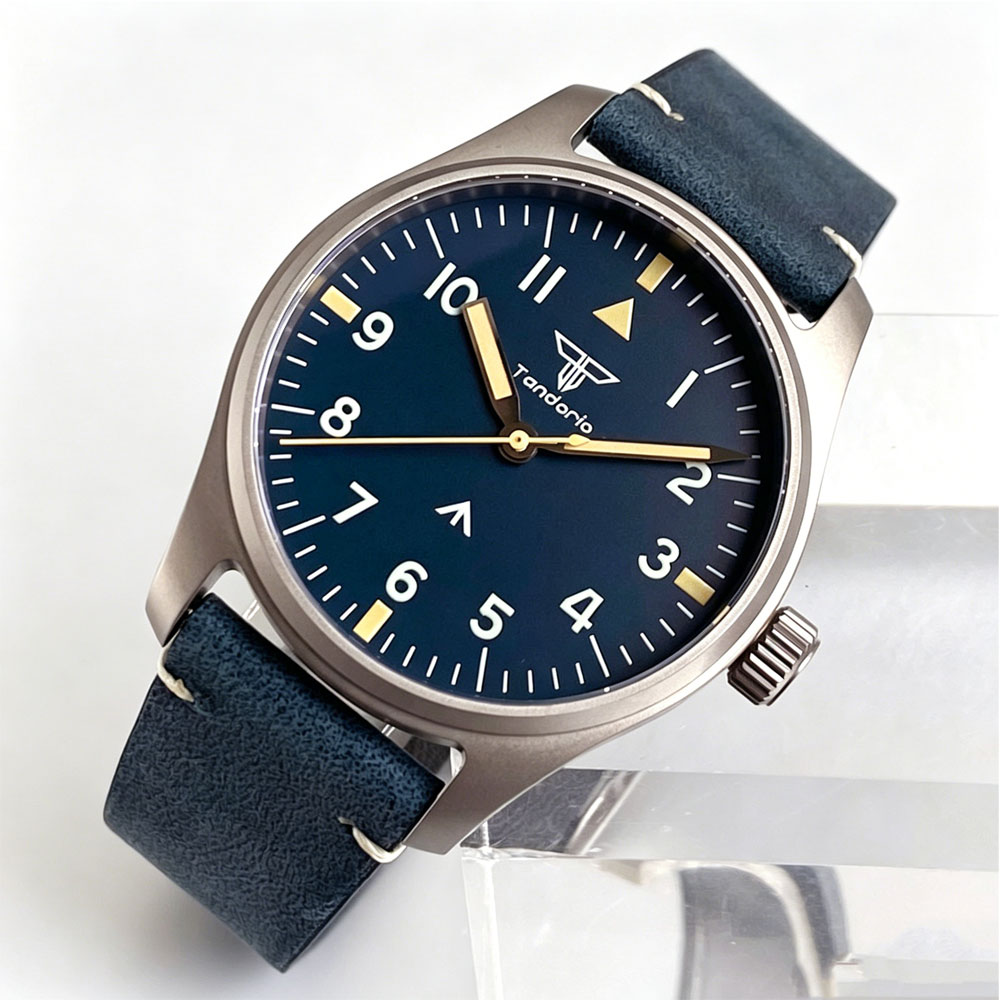 Tandorio 39mm AR Sapphire Tita - Vintage Watch Collecting ulasan dan harga
