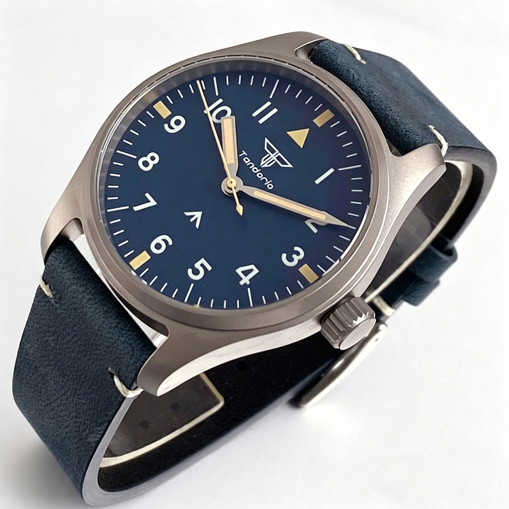 Tandorio 39mm AR Sapphire Tita - Vintage Watch Collecting ulasan dan harga