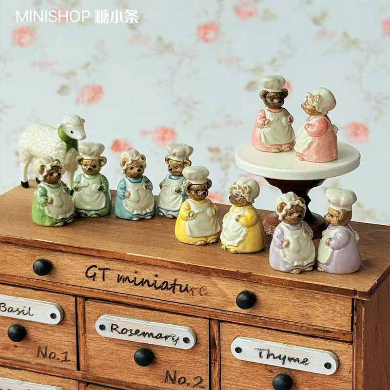 1:6 1:12 Miniature Vintage Bea - Vintage Toy Collector ulasan dan harga