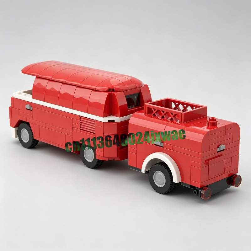 369PCS MOC Vintage Fire Truck  - Vintage Collectible Trucks ulasan dan harga