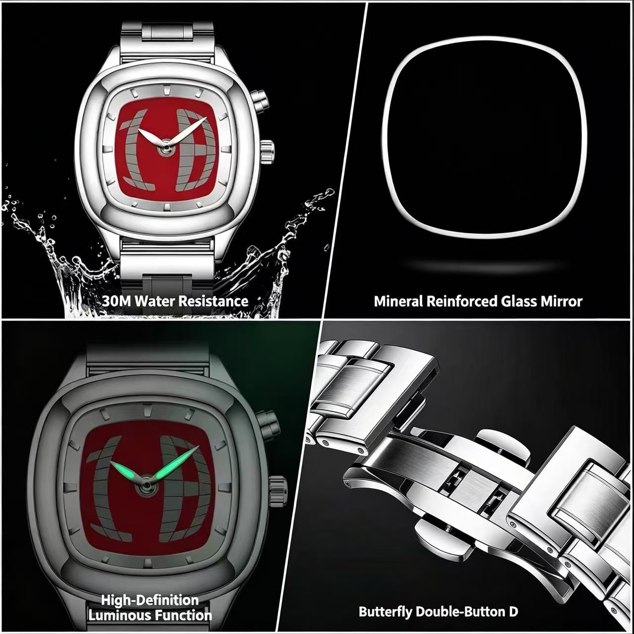 PAAZOMU Men's Quartz Watch Fas - Vintage Watch Collecting ulasan dan harga