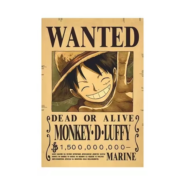 Anime One Piece Bounty Wanted  - Vintage Toy Collector ulasan dan harga
