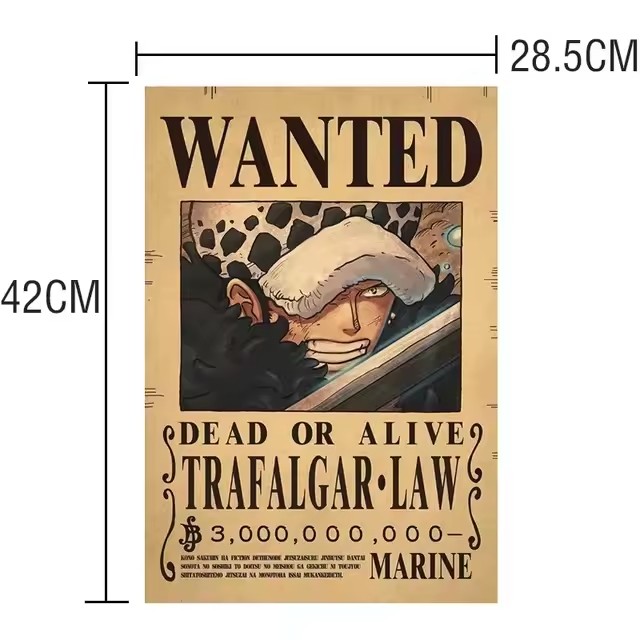 Anime One Piece Bounty Wanted  - Vintage Toy Collector ulasan dan harga