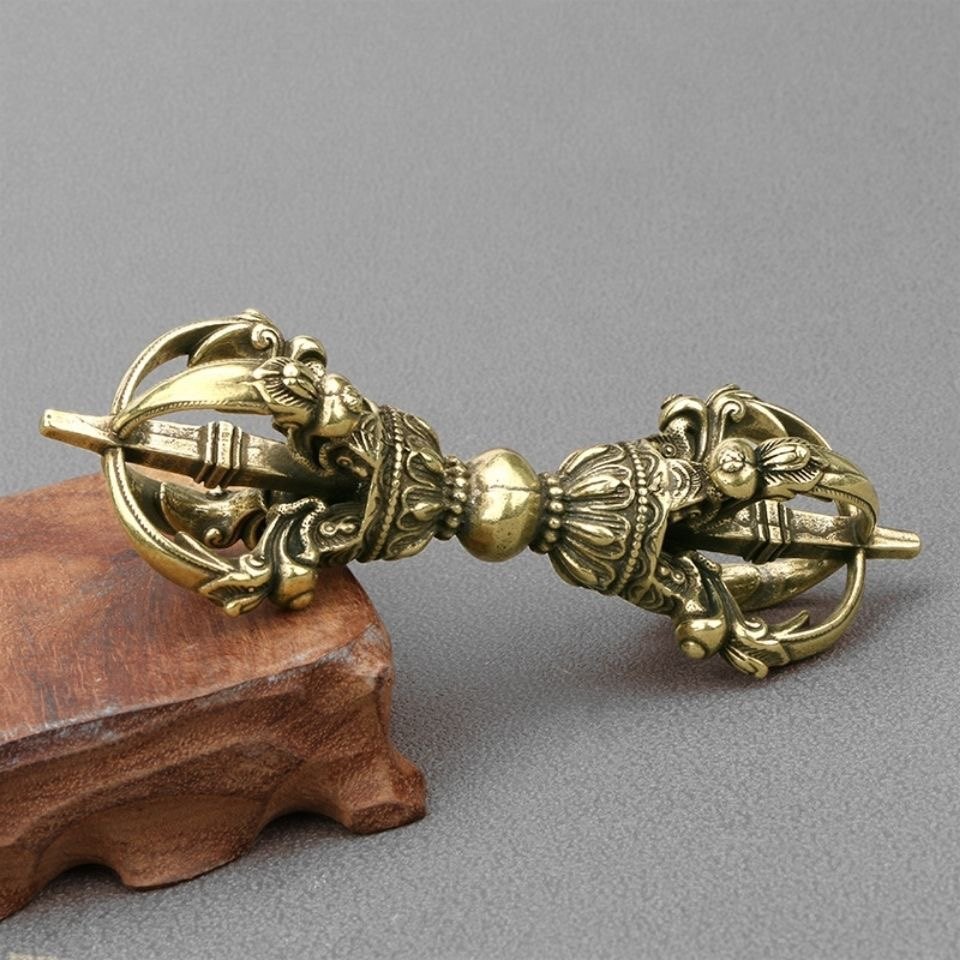 Vintage Pure Brass Tibetan Vaj - Collectible Vintage Tools ulasan dan harga
