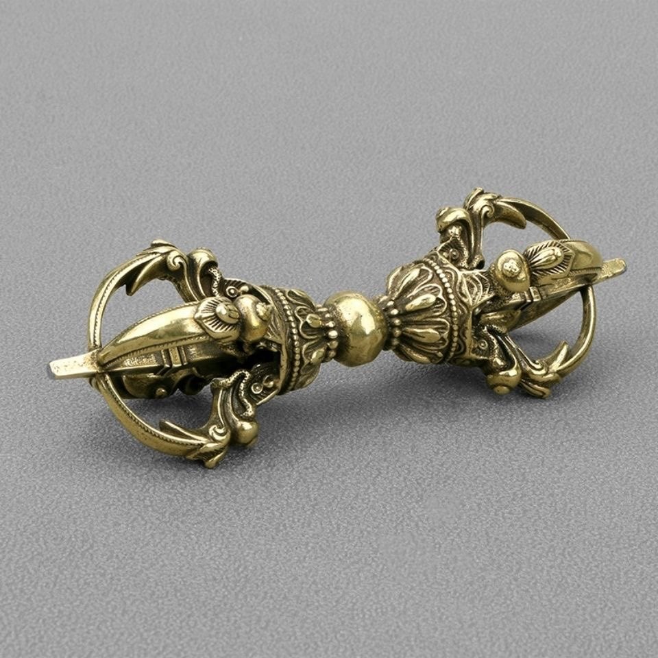 Vintage Pure Brass Tibetan Vaj - Collectible Vintage Tools ulasan dan harga