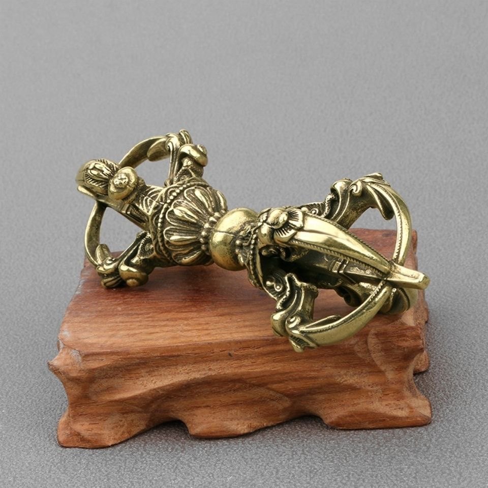 Vintage Pure Brass Tibetan Vaj - Collectible Vintage Tools ulasan dan harga