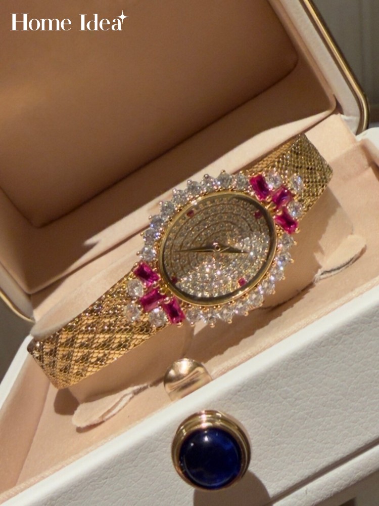 Vintage Ladies Oval Shape Quar - Vintage Watch Crystal ulasan dan harga