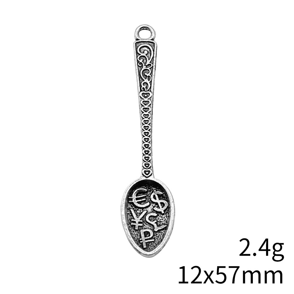 IFOCUS 10pcs/Lot Rich Spoon Ch - Vintage Collectible Spoons ulasan dan harga
